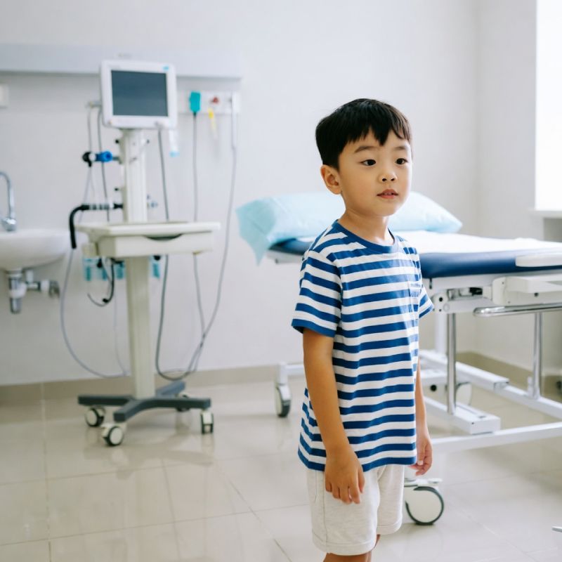 Ребенок в кабинете врача