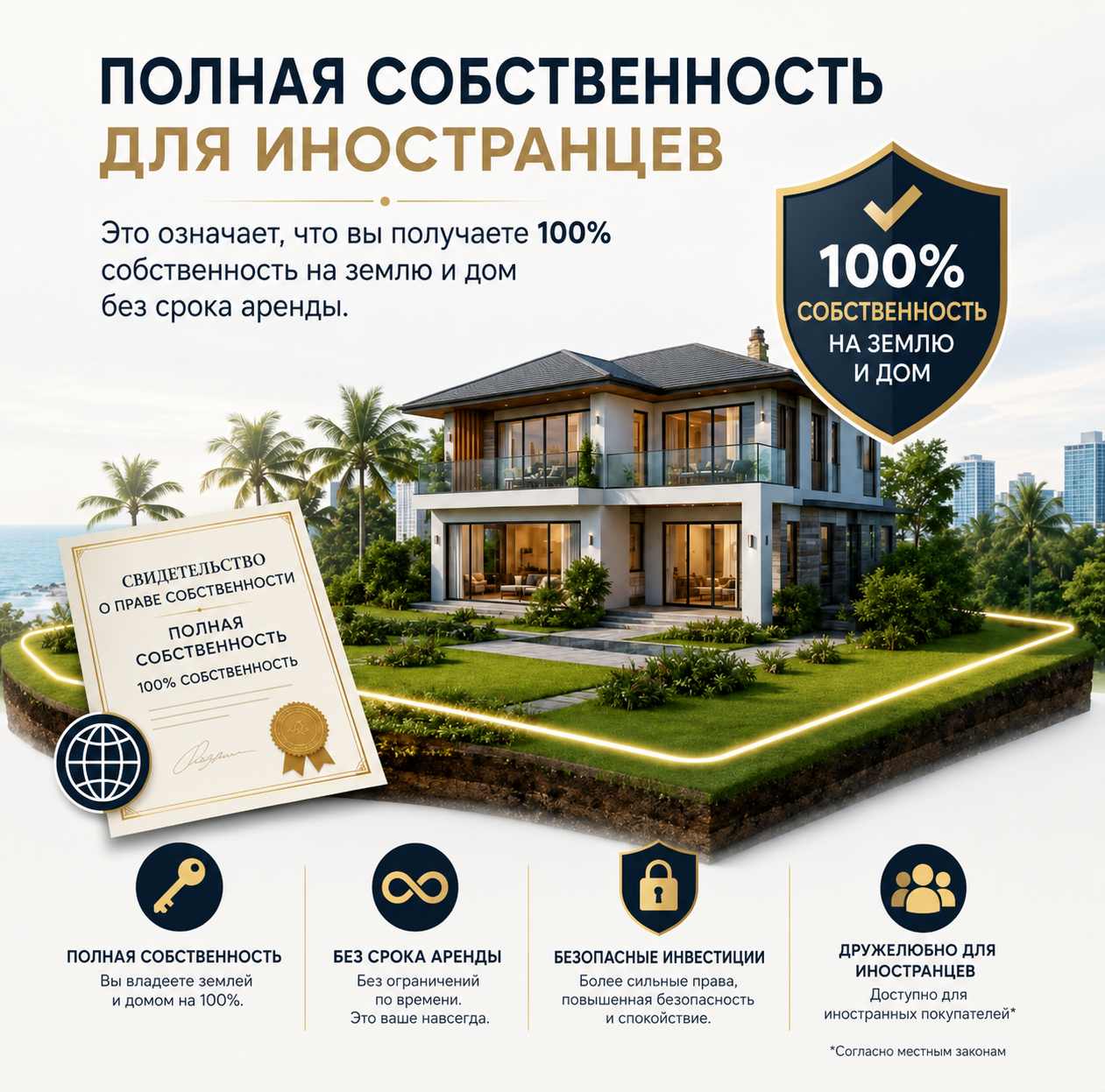 Право Freehold для иностранцев