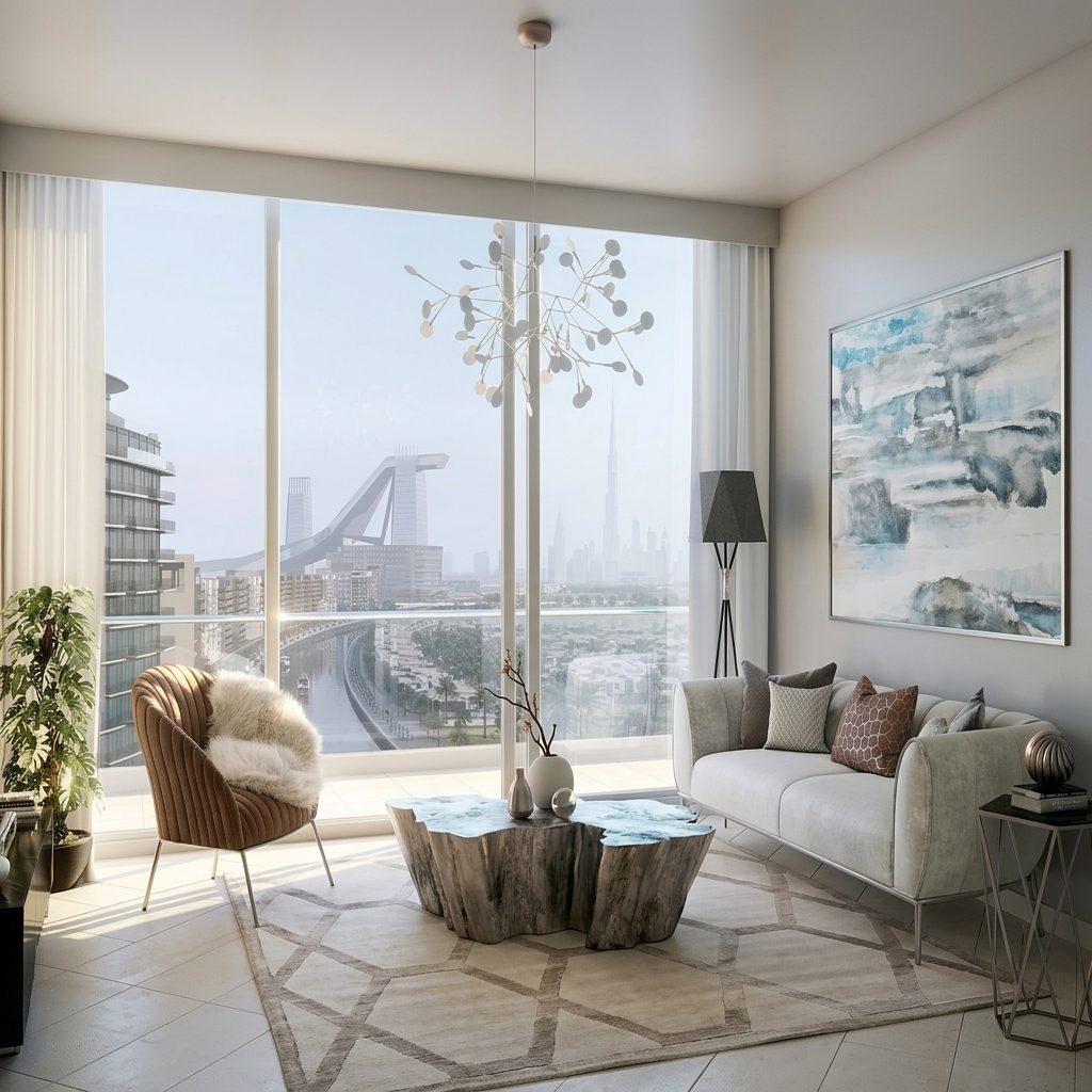 Студия в Azizi Riviera 48, Мейдан сити