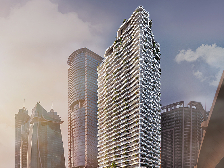 Chic Tower by de GRISOGONO residential complex by Damac in Dubai ...